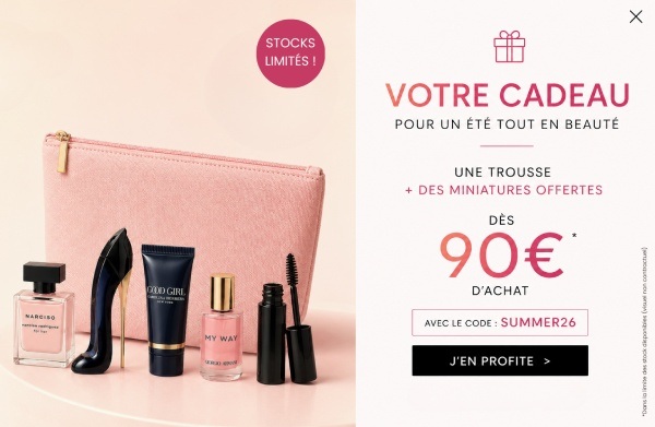 Soldes Benlux : un cadeau offert dès 90€ d'achat !